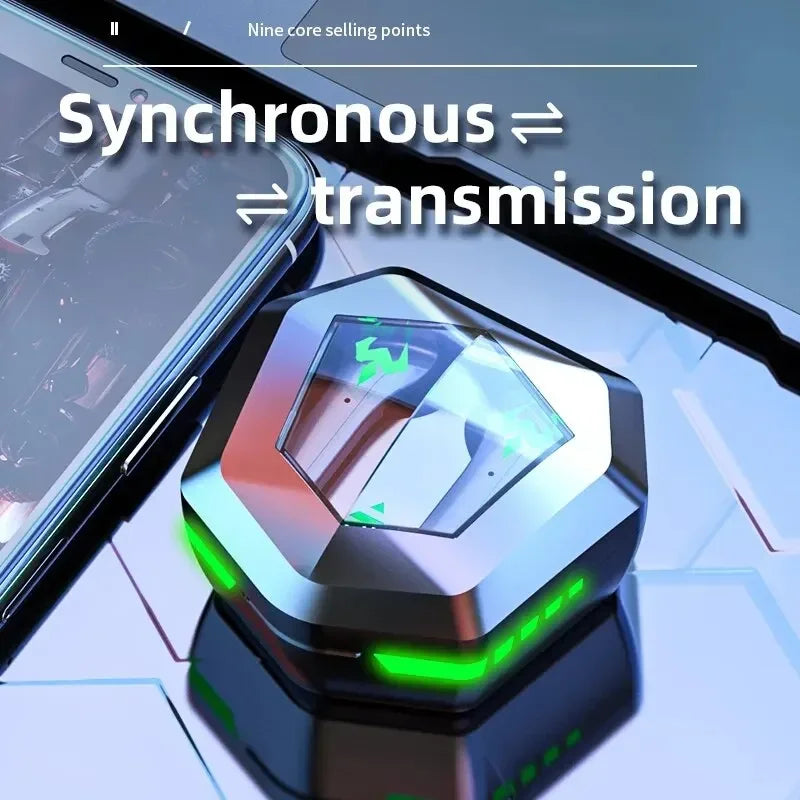 2025 N35 TWS Gaming Earphones Touch Wireless Headphones Bluetooth 300Mah Battery Long Standby Earbuds HIFI Waterproof Headset