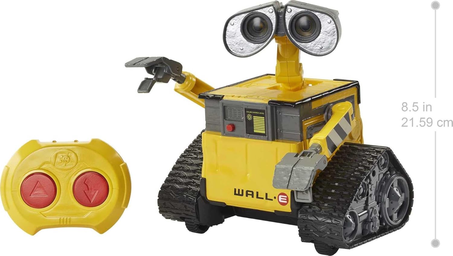 Disney Pixar WALL-E RC Robot Toy with 20+ Lights & Sounds, Hello WALL-E Action Figure & Remote Control (Amazon Exclusive)