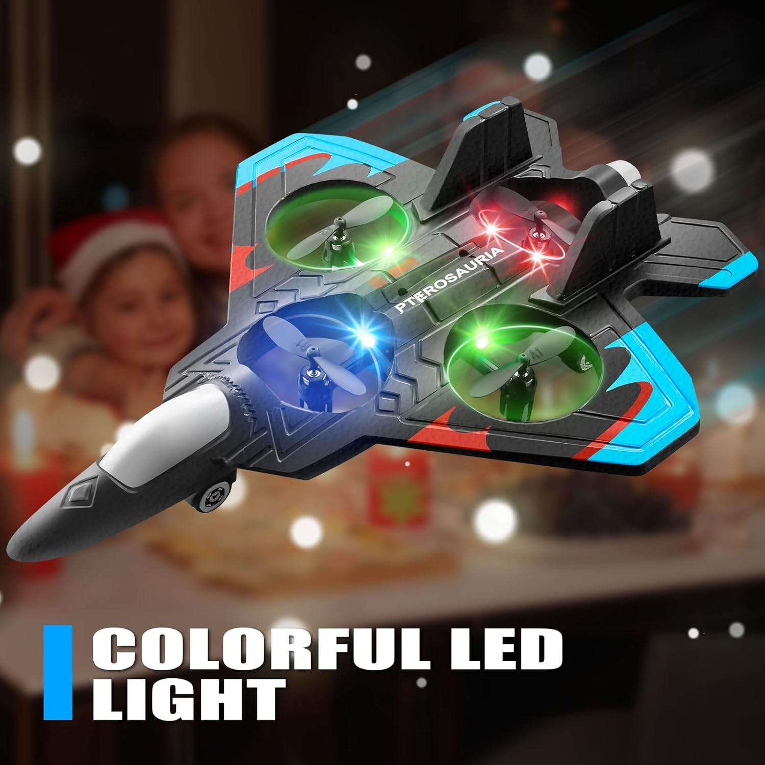 V32 Foam Remote Control Airplanes RC Planes for Kids Adults 8-16, RC Airplane Fighter Jet with Light, 360° Flip Fighter Jet Toys, Stunt Roll, Airplane Toy Gifts for Kids Boys