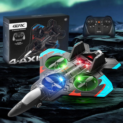 V32 Foam Remote Control Airplanes RC Planes for Kids Adults 8-16, RC Airplane Fighter Jet with Light, 360° Flip Fighter Jet Toys, Stunt Roll, Airplane Toy Gifts for Kids Boys