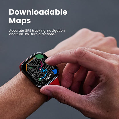 Bip 6 Smart Watch 46Mm, 14 Day Battery, 1.97" AMOLED Display, GPS & Free Maps, AI, Bluetooth Call & Text, Health, Fitness & Sleep Tracker, 140+ Workout Modes, 5 ATM Water-Resistance, Black