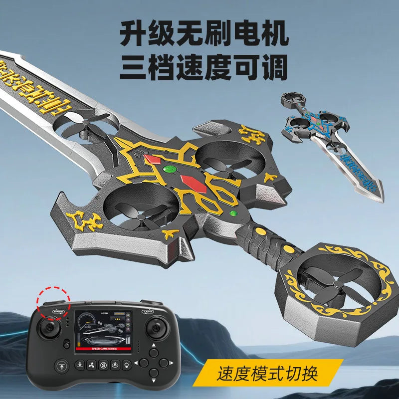 RC New Product Phantom Sword Remote Control Drone Gesture Sensing Aircraft Light Flying Sword Children'S Toy Plane