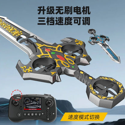 RC New Product Phantom Sword Remote Control Drone Gesture Sensing Aircraft Light Flying Sword Children'S Toy Plane