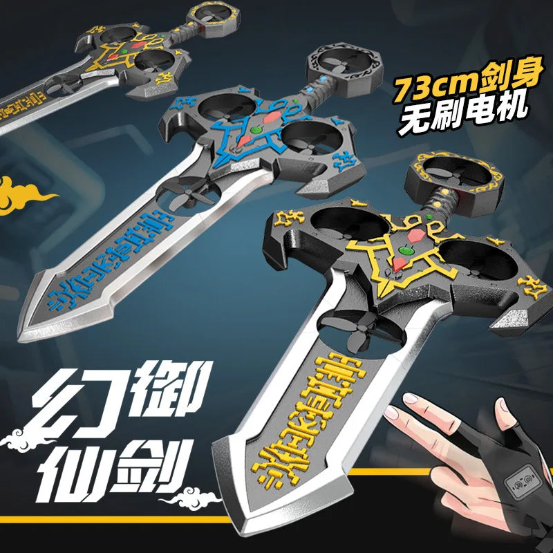 RC New Product Phantom Sword Remote Control Drone Gesture Sensing Aircraft Light Flying Sword Children'S Toy Plane