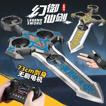 RC New Product Phantom Sword Remote Control Drone Gesture Sensing Aircraft Light Flying Sword Children'S Toy Plane